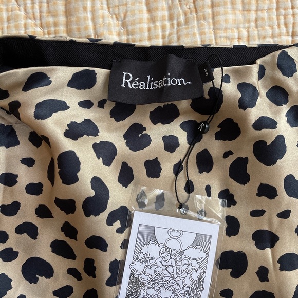 Realisation Par Leopard Midi Skirt - Picture 5 of 5